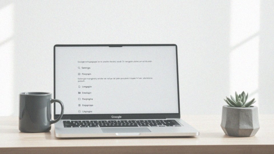 Jakie są dostępne języki w ustawieniach Google?