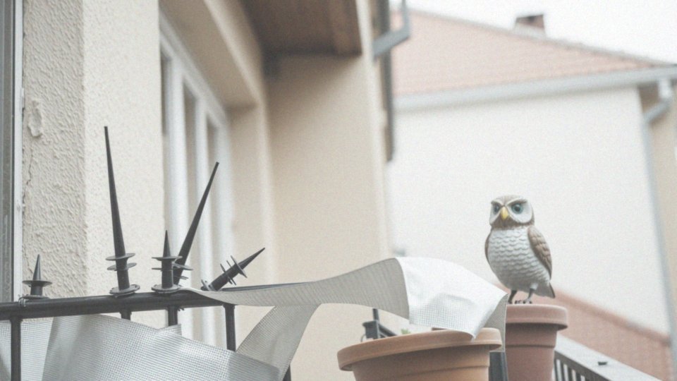 Odstraszacz na ptaki na balkon – skuteczne metody ochrony